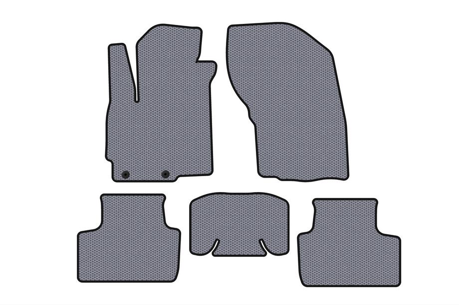 Mitsubishi ASX 2010-2023 гг. Резиновые Коврики Carsuit (2019-2023, Серые) Image