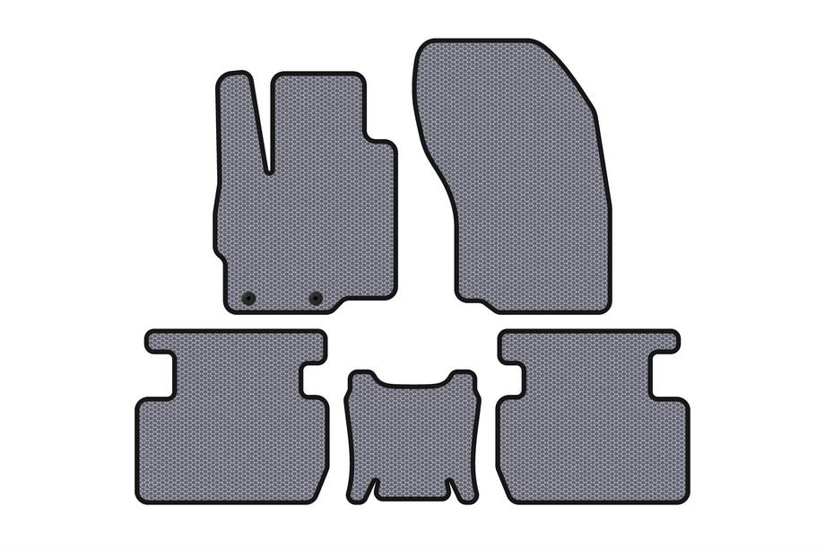 Mitsubishi Outlander 2021- гг. Резиновые Коврики Carsuit (Серый) Image