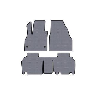 Резиновые коврики Carsuit (2 ряда, 5-дверный/7-местный, серый) Renault Kangoo 2008–2020 гг. фото 1