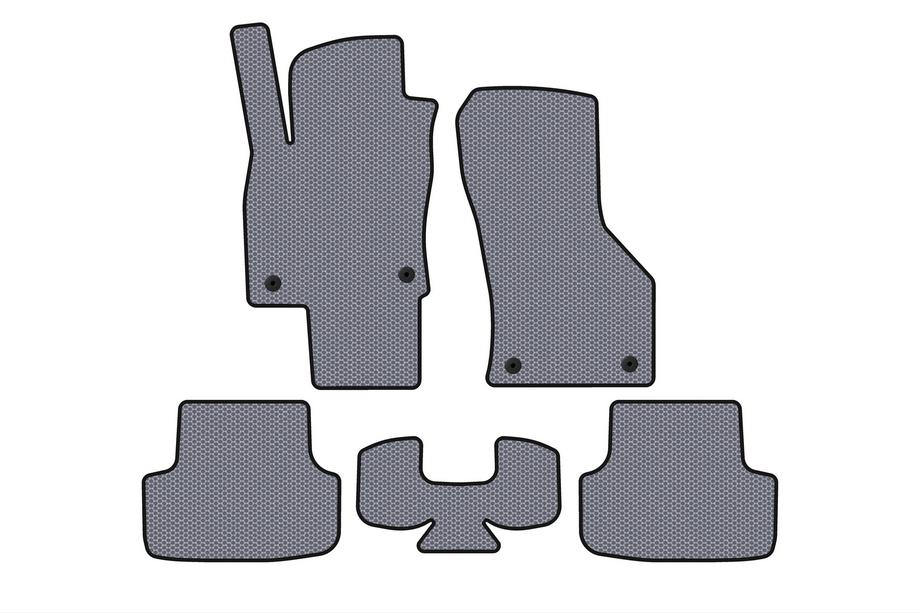 Seat Leon 2013-2020 гг. Резиновые Коврики Carsuit (Серый) Image