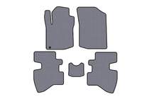 Toyota Aygo 2007-2014 гг. Резиновые коврики Carsuit (2007-2009, HB, 3-дверный, серый) фото 1