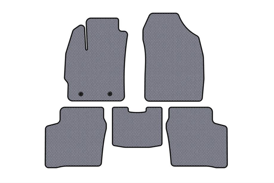 Toyota Prius 2003-2009 гг. Резиновые Коврики Carsuit (LB, Серый) Image