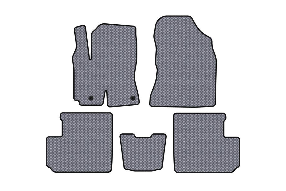 Toyota Rav 4 2001-2005 гг. Резиновые Коврики Carsuit (Серый) Image