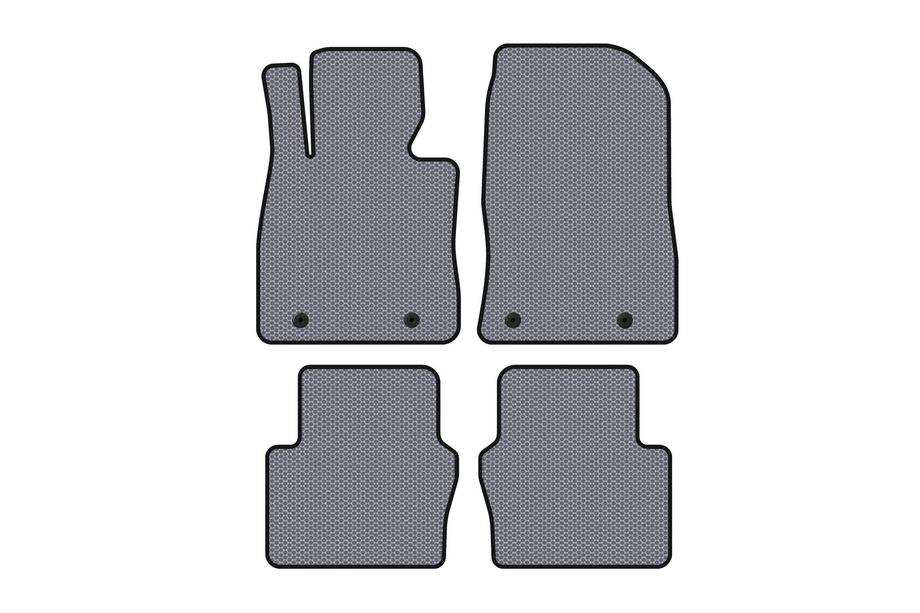 Toyota Yaris 2010-2020 гг. Резиновые коврики Carsuit (Electro, 2017-2020, SD, серый) Фото 1