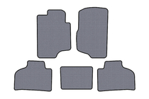 Chevrolet Silverado 2007-2013 гг. Резиновые Коврики Carsuit (Серый) фото 1