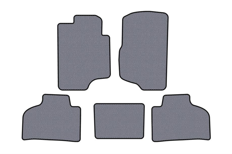 Chevrolet Silverado 2007-2013 гг. Резиновые Коврики Carsuit (Серый) Image
