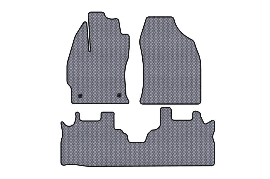Toyota Prius Plus Резиновые Коврики Carsuit (2 Ряда, Серые) Image
