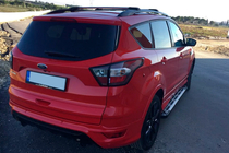 Ford Kuga/Escape 2013-2019 гг. Боковые Подножки Sunrise (2 шт., Алюминий) фото 18