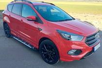 Ford Kuga/Escape 2013-2019 гг. Боковые Подножки Sunrise (2 шт., Алюминий) фото 2
