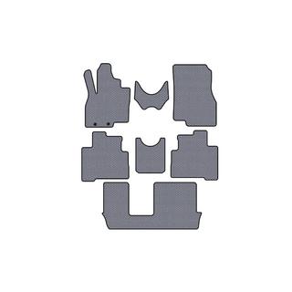 Резиновые коврики Carsuit (3 ряда, серые) Mitsubishi Grandis 2003-2011 гг. фото 1