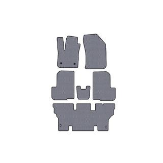 Резиновые Коврики Carsuit (3 Ряда, 7-местный, Серый) Dacia Lodgy 2012-2022 гг. фото 1