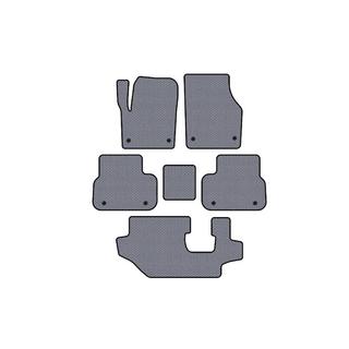 Резиновые коврики Carsuit (2014-2019, 3 ряда, серые) Land Rover Discovery Sport 2014- гг. фото 1
