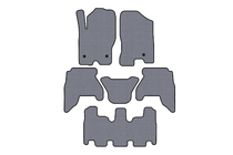 Nissan Pathfinder R51 2005-2014 гг. Резиновые коврики в салон Carsuit V1 (3 ряда, серый, 2010-2014) фото 1