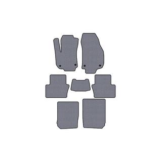 Резиновые коврики Carsuit (3 ряда, серые) Opel Zafira B 2005–2011 гг. фото 1