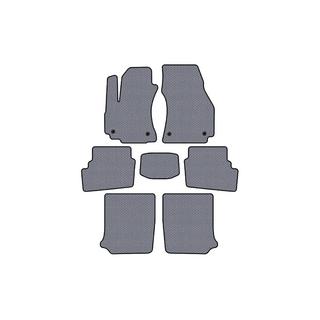 Резиновые коврики Carsuit (3 ряда, 2003-2005, 7-местный, серый) Opel Zafira A 1998-2005 гг. фото 1