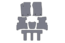 Toyota 4Runner 2009-2024 гг. Резиновые коврики Carsuit (3 ряда, 2014-2024, 7-местный, серый) фото 1