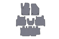 Volkswagen Touran 2003-2010 гг. Резиновые коврики Carsuit (3 ряда, 2006-2010, 7-местный, серый) фото 1