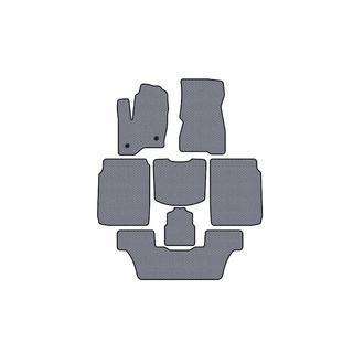 Резиновые коврики Carsuit (3 ряда, 2013-2019, серый) фото 1