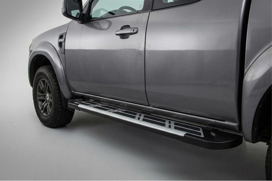 Ford Ranger 2007-2011 гг. Боковые Подножки Sunrise (2 шт., Алюминий) Image