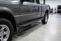 Ford Ranger 2007-2011 гг. Боковые пороги Bosphorus Black (2 шт., алюминий) фото 1