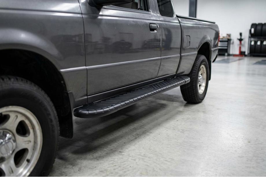 Ford Ranger 2007-2011 гг. Боковые пороги Bosphorus Black (2 шт., алюминий) Image