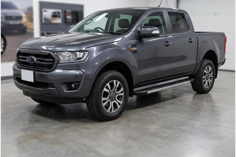 Ford Ranger 2011–2022 гг. Боковые Подножки Duru (2 шт., Алюминий) Image