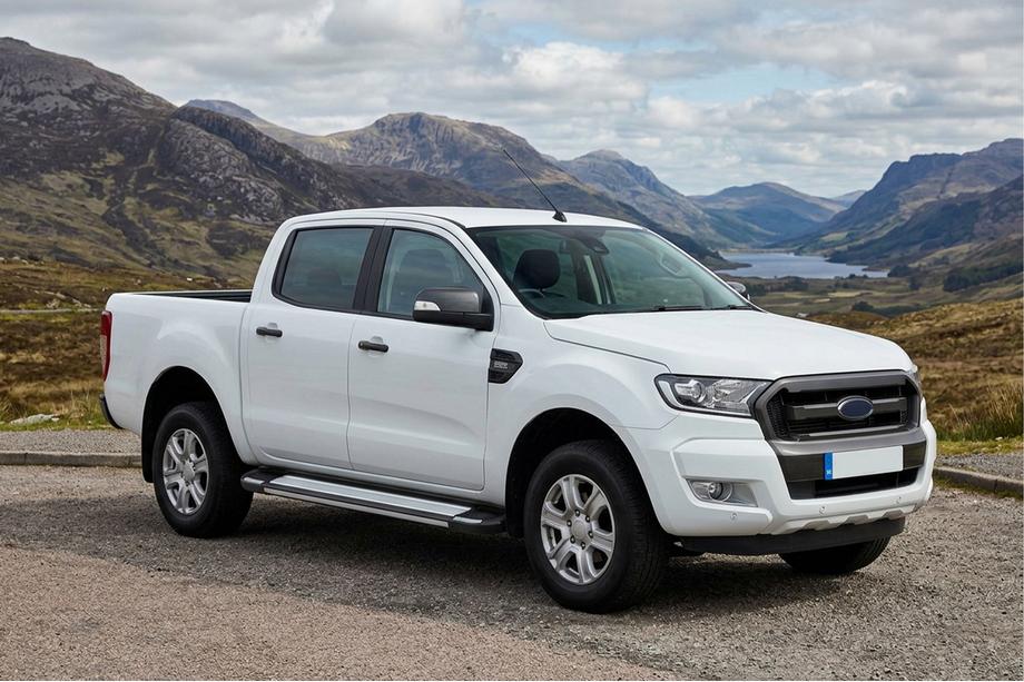 Ford Ranger 2011–2022 гг. Боковые Подножки Rainbow (2 шт., Алюминий) Image
