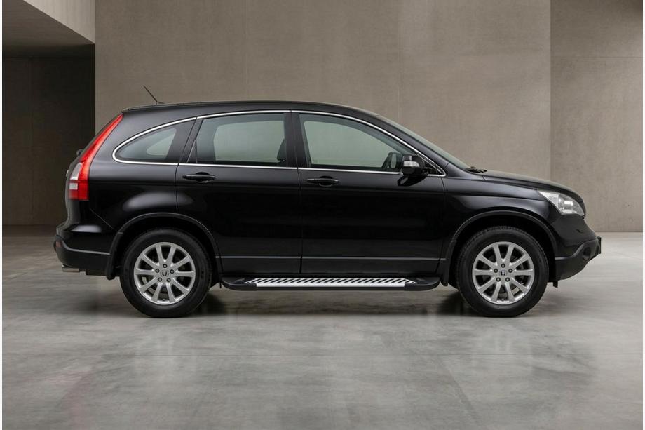 Honda CRV 2007-2011 гг. Боковые Подножки Line (2 шт., Алюминий) Image