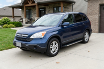 Honda CRV 2007-2011 гг. Боковые Подножки Duru (2 шт., Алюминий) фото 1