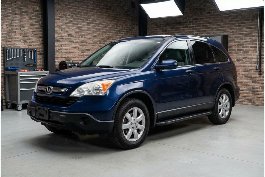 Honda CRV 2007-2011 гг. Боковые пороги Bosphorus Black (2 шт., алюминий) Image