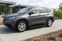 Honda CRV 2012-2016 гг. Боковые Подножки Allmond Black (2 шт., Алюминий) фото 1