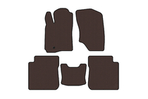 Mitsubishi Outlander 2001-2006 гг. Резиновые Коврики Carsuit (Коричневые) фото 1