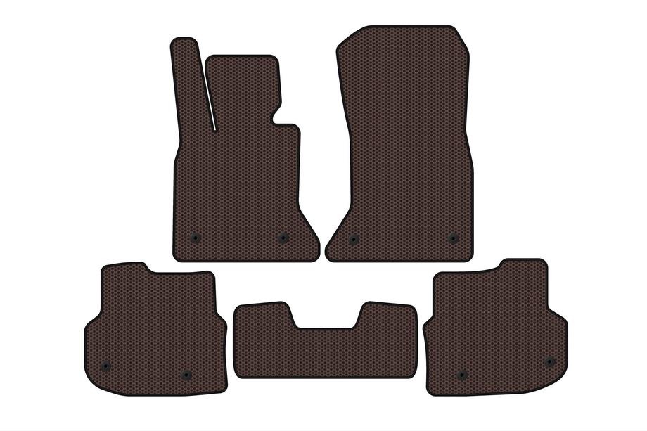 BMW 5 серия F10/F11 2010–2016 гг. Резиновые коврики Carsuit 2010-2013 (Коричневый) Image
