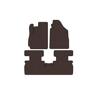 Резиновые коврики Carsuit (2 ряда, коричневые) Jetour X70 2018- гг. фото 1