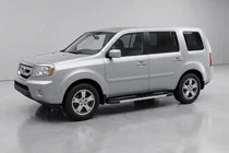 Honda Pilot 2008-2015 гг. Боковые пороги RedLine V1 (2 шт., алюминий) фото 1