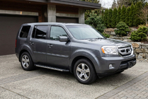 Honda Pilot 2008-2015 гг. Боковые Подножки Duru (2 шт., Алюминий) фото 2