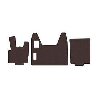 Резиновые Коврики Carsuit (Коричневые) DAF XF95 2002-2006 гг. фото 1