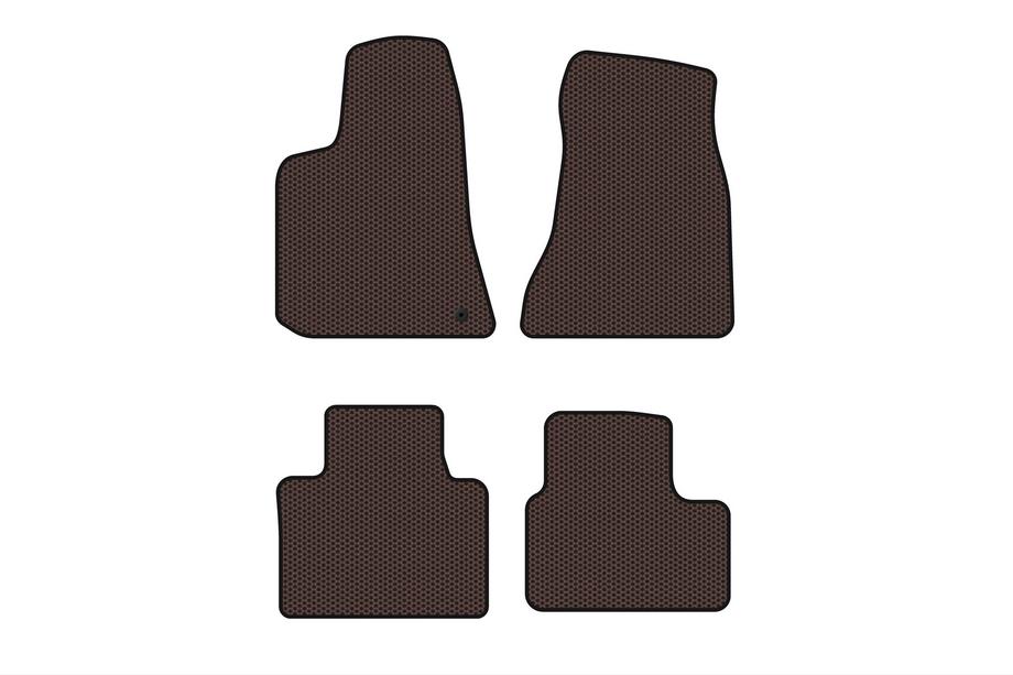 Dodge Charger 2005-2010 гг. Резиновые коврики Carsuit (2005-2010, коричневые) Image