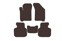 Dodge Journey 2008-2020 гг. Резиновые коврики Carsuit (2011-2020, 7-местный, коричневый) фото 1