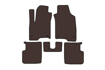 Fiat Panda 2011-2023 гг. Резиновые Коврики Carsuit (Коричневые) фото 1