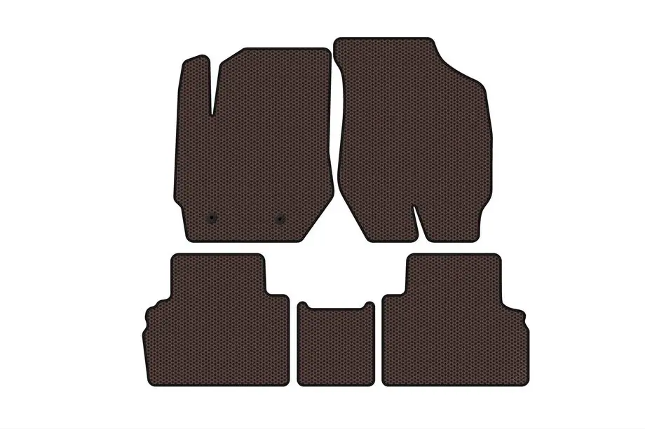 Ford Escape 2008-2013 гг. Резиновые Коврики Carsuit (Коричневые) Image