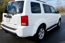 Honda Pilot 2008-2015 гг. Боковые пороги Fullmond (2 шт., алюминий) фото 2