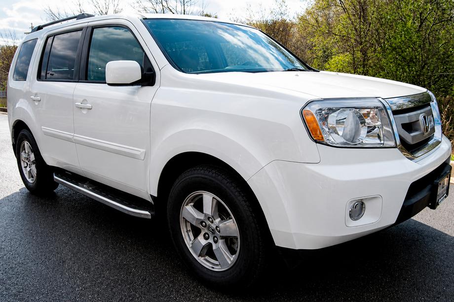 Honda Pilot 2008-2015 гг. Боковые пороги Fullmond (2 шт., алюминий) Image