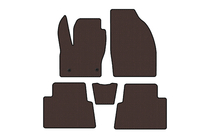 Ford Kuga 2008-2013 гг. Резиновые Коврики Carsuit (Коричневые) фото 1