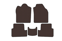 Ford Connect 2010-2013 гг. Резиновые коврики Carsuit (2009-2012, коричневые) фото 1