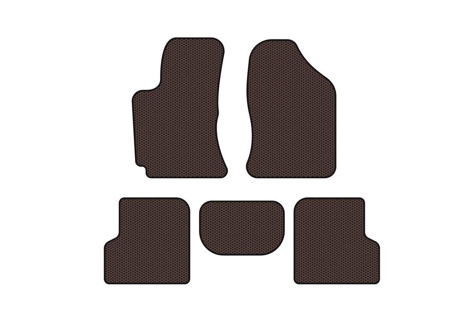Geely SL 2011- гг. Резиновые Коврики Carsuit (Коричневые) Image