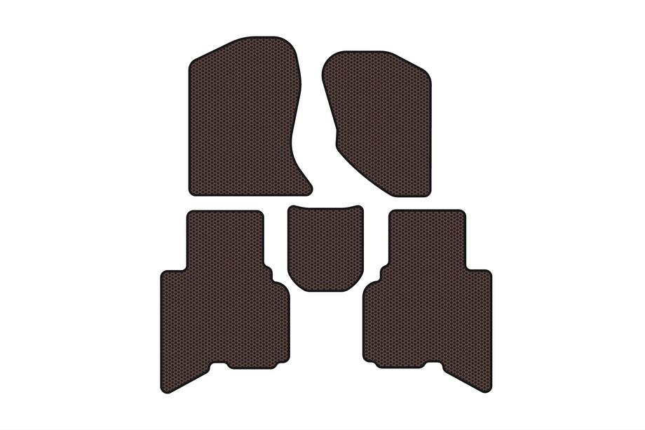 GreatWall Haval/Hover H3 2005-2013 гг. Резиновые коврики Carsuit (2010-2014, коричневые) Image
