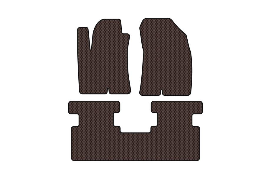 Great Wall Haval Jolion 2020- гг. Резиновые коврики Carsuit (Без полного привода, Коричневые) Image