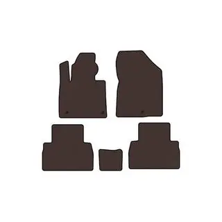 Резиновые коврики Carsuit (2018-2020, коричневые) фото 1