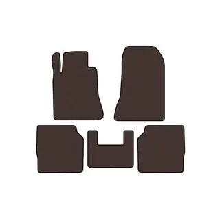 Резиновые коврики Carsuit (SD, длинная база, коричневые) фото 1